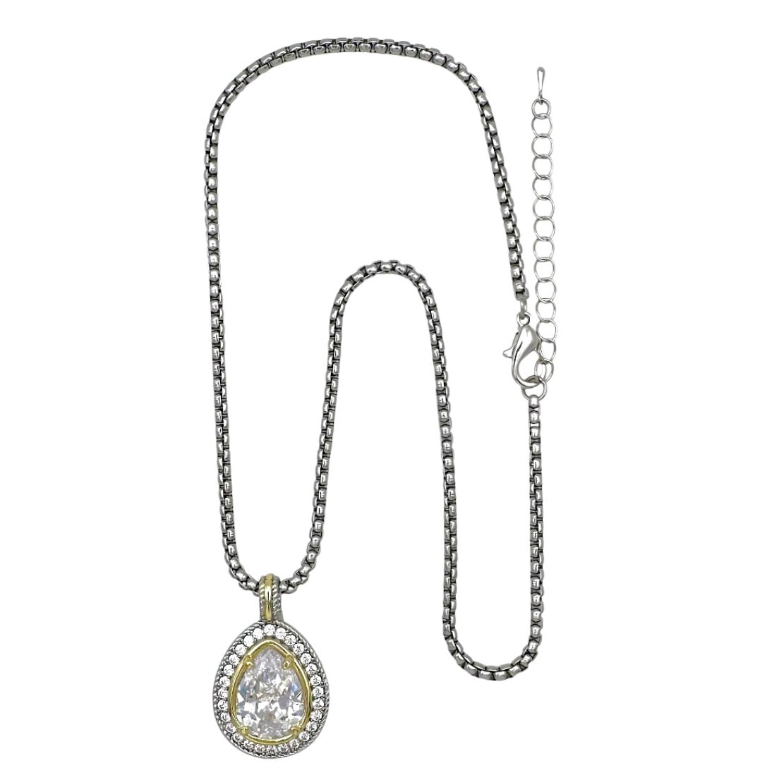 Tear drop necklace